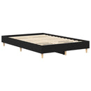 Sengestel Sort eg 193 x 143 x 25 cm Konstrueret træ