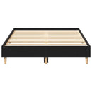 Sengestel Sort eg 193 x 143 x 25 cm Konstrueret træ