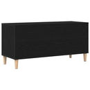 Pladeskab med hylde Sort eg 100 x 38 x 48 cm Konstrueret træ