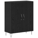 Sideboard Sort eg 69,5 x 34 x 90 cm Konstrueret træ