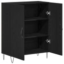 Sideboard Sort eg 69,5 x 34 x 90 cm Konstrueret træ