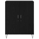 Sideboard Sort eg 69,5 x 34 x 90 cm Konstrueret træ