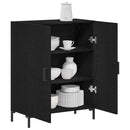 Sideboard Sort eg 69,5 x 34 x 90 cm Konstrueret træ