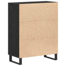 Sideboard Sort eg 69,5 x 34 x 90 cm Konstrueret træ