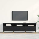 TV-skab 150 x 30 x 44,5 cm Sort eg Konstrueret træ