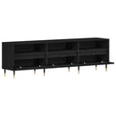 TV-skab 150 x 30 x 44,5 cm Sort eg Konstrueret træ