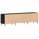 TV-skab med skuffe Sort eg 150 x 30 x 44,5 cm Konstrueret træ