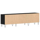 TV-skab 150 x 30 x 44,5 cm Sort eg Konstrueret træ