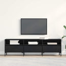 TV-skab 150 x 30 x 44,5 cm Sort eg Konstrueret træ