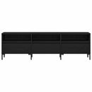 TV-skab 150 x 30 x 44,5 cm Sort eg Konstrueret træ