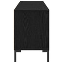 TV-skab 150 x 30 x 44,5 cm Sort eg Konstrueret træ