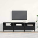 TV-skab 150 x 30 x 44,5 cm Sort eg Konstrueret træ