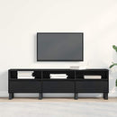 TV-skab 150 x 30 x 44,5 cm Sort eg Konstrueret træ