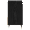 Badeværelsesskab Sort eg 65 x 33 x 60 cm Konstrueret træ