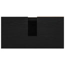 Badeværelsesskab Sort eg 65 x 33 x 60 cm Konstrueret træ