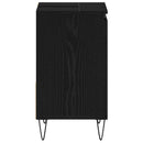 Badeværelsesskabsunder Sort eg 65 x 33 x 60 cm Konstrueret træ
