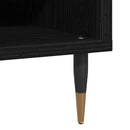Pladeskab Sort eg 85 x 38 x 48 cm Konstrueret træ