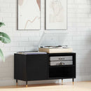 Pladeskab Sort eg 85 x 38 x 48 cm Konstrueret træ