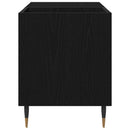 Pladeskab Sort eg 85 x 38 x 48 cm Konstrueret træ
