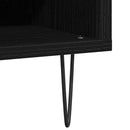 Pladeskab Sort eg 85 x 38 x 48 cm Konstrueret træ