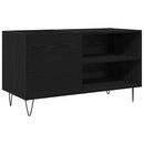 Pladeskab Sort eg 85 x 38 x 48 cm Konstrueret træ