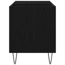 Pladeskab Sort eg 85 x 38 x 48 cm Konstrueret træ