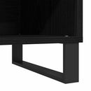 Pladeskab Sort eg 85 x 38 x 48 cm Konstrueret træ