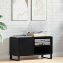 Pladeskab Sort eg 85 x 38 x 48 cm Konstrueret træ