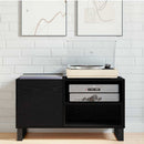 Pladeskab Sort eg 85 x 38 x 48 cm Konstrueret træ