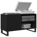 Pladeskab Sort eg 85 x 38 x 48 cm Konstrueret træ