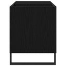 Pladeskab Sort eg 85 x 38 x 48 cm Konstrueret træ