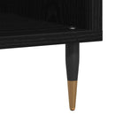Pladeskab Sort eg 100 x 38 x 48 cm Konstrueret træ