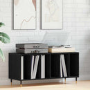 Pladeskab Sort eg 100 x 38 x 48 cm Konstrueret træ