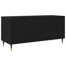 Pladeskab Sort eg 100 x 38 x 48 cm Konstrueret træ