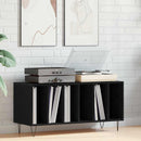 Pladeskab Sort eg 100 x 38 x 48 cm Konstrueret træ