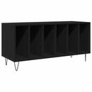 Pladeskab Sort eg 100 x 38 x 48 cm Konstrueret træ