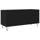Pladeskab Sort eg 100 x 38 x 48 cm Konstrueret træ