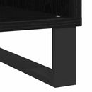 Pladeskab Sort eg 100 x 38 x 48 cm Konstrueret træ