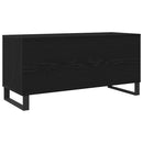 Pladeskab Sort eg 100 x 38 x 48 cm Konstrueret træ
