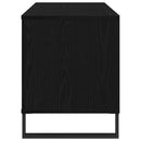Pladeskab Sort eg 100 x 38 x 48 cm Konstrueret træ
