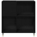 Pladeskab Sort eg 85 x 38 x 89 cm Konstrueret træ