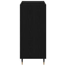 Pladeskab Sort eg 85 x 38 x 89 cm Konstrueret træ