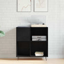 Pladeskab Sort eg 85 x 38 x 89 cm Konstrueret træ