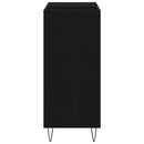 Pladeskab Sort eg 85 x 38 x 89 cm Konstrueret træ
