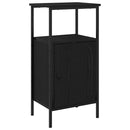 Natskab 2 pcs Sort eg 41 x 31 x 80 cm Konstrueret træ