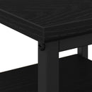 Natskab 2 pcs Sort eg 34 x 36 x 50 cm Konstrueret træ
