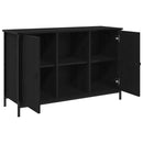 TV-møbelsæt Sort eg 101 x 35 x 65 cm Konstrueret træ