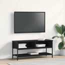 TV-møbelsæt Sort eg 100 x 35 x 45 cm Konstrueret træ