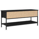 TV-møbelsæt Sort eg 100 x 35 x 45 cm Konstrueret træ