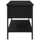 TV-møbelsæt Sort eg 100 x 35 x 45 cm Konstrueret træ